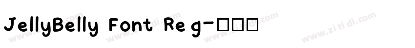 JellyBelly Font Reg字体转换 JellyBelly Font Reg字体转换